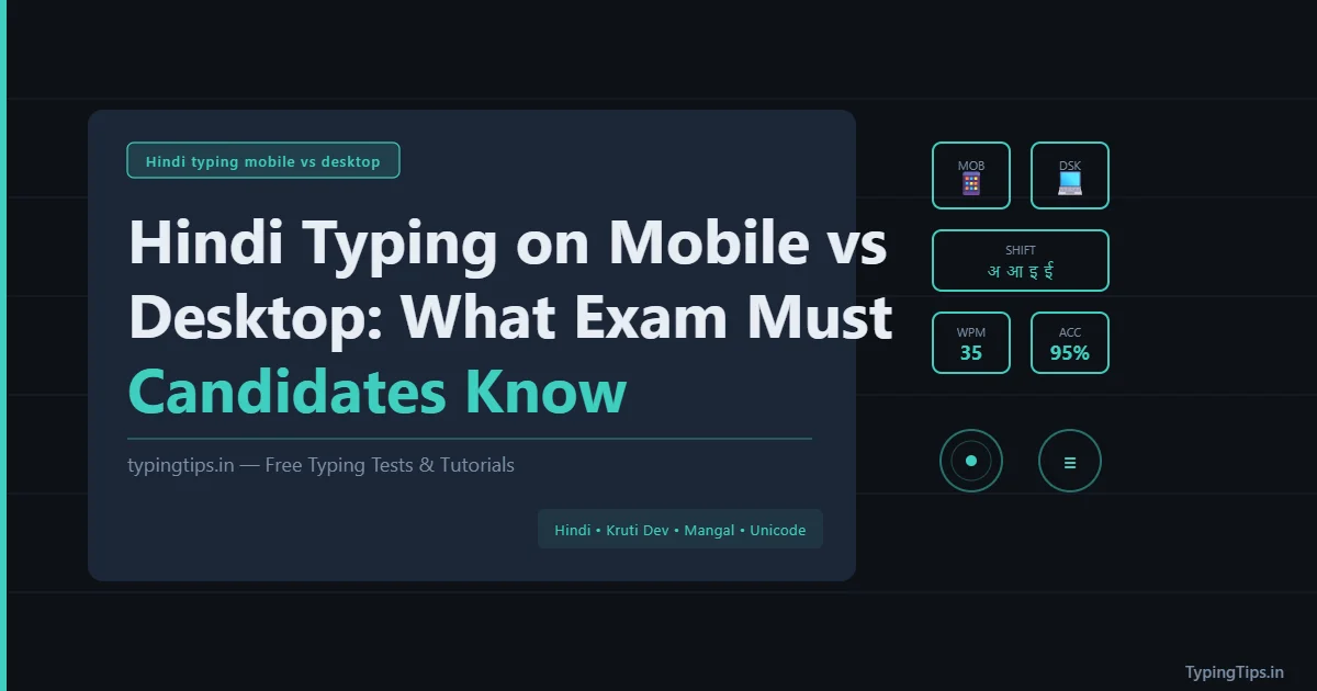 Hindi typing mobile vs desktop